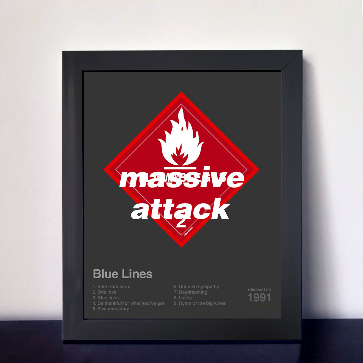 Cuadro Blue Lines Massive Attack - Alt