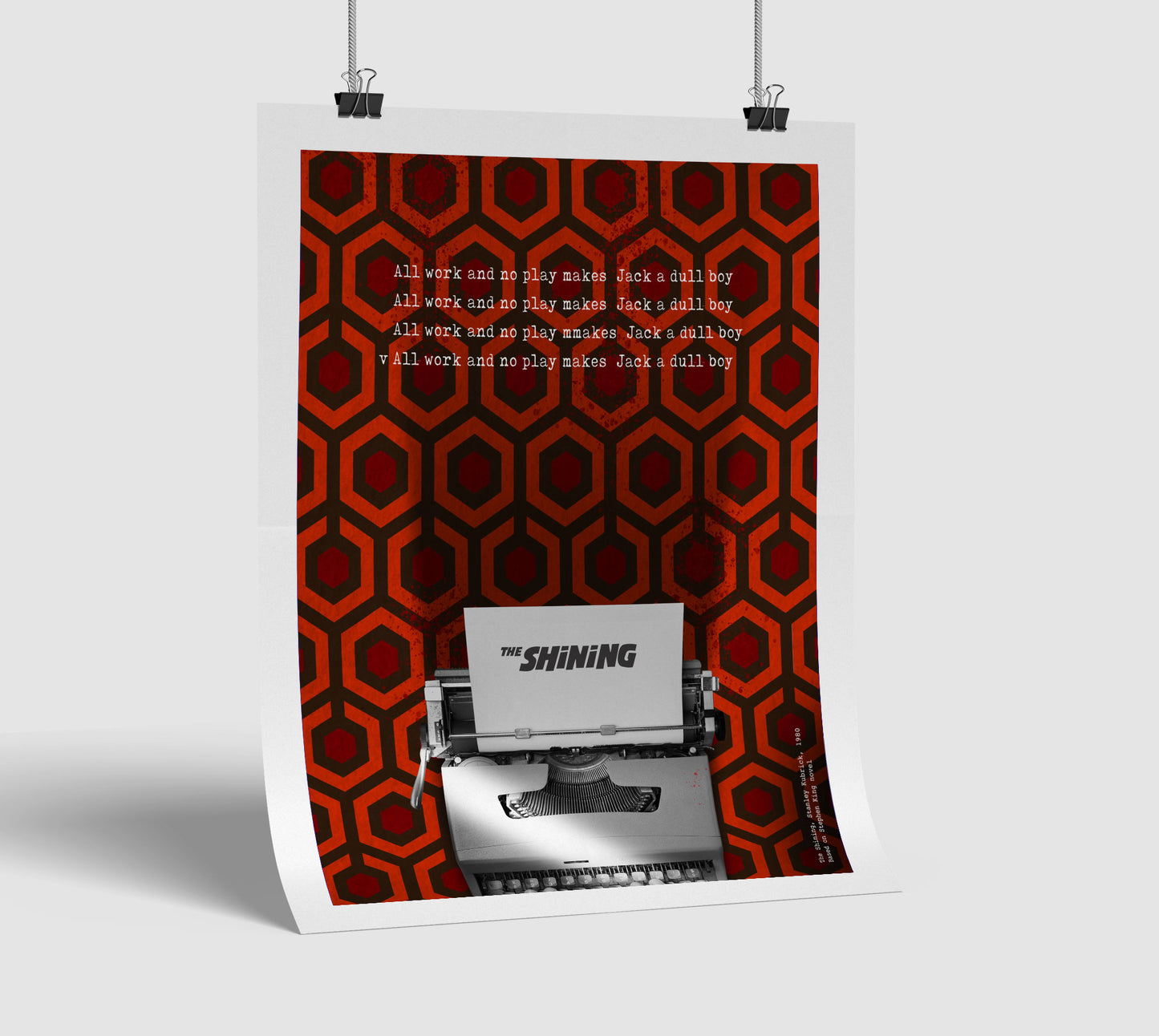 Cuadro The Shining, Kubrick