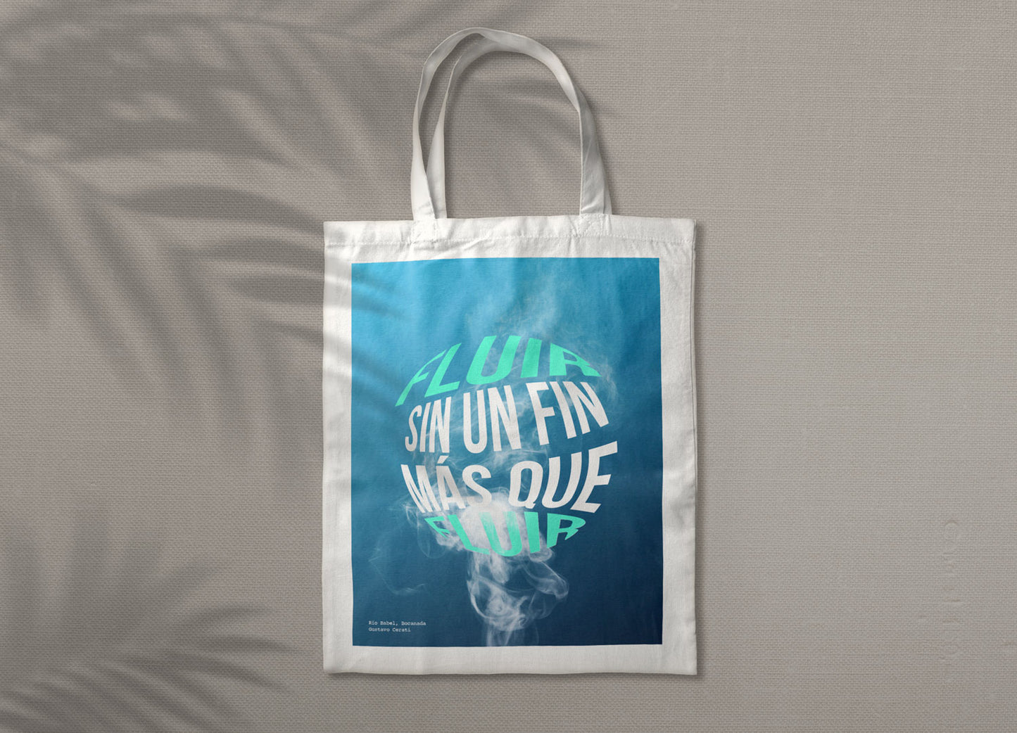 Tote Bag Fluir sin Un Fin