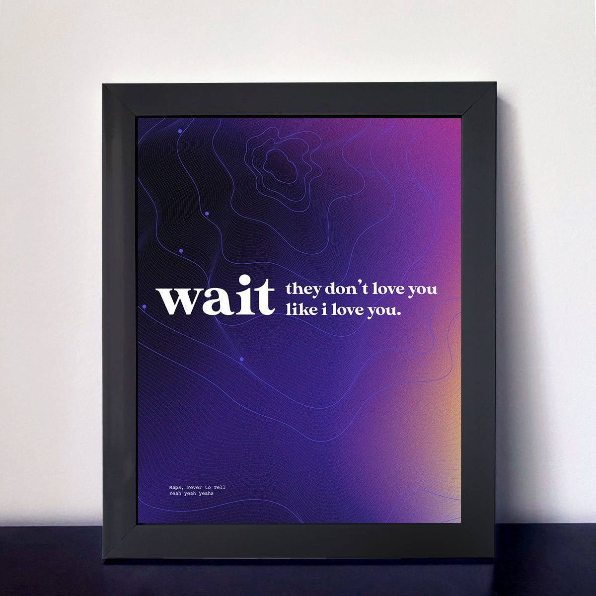 Cuadro Maps, Yeah yeah yeahs