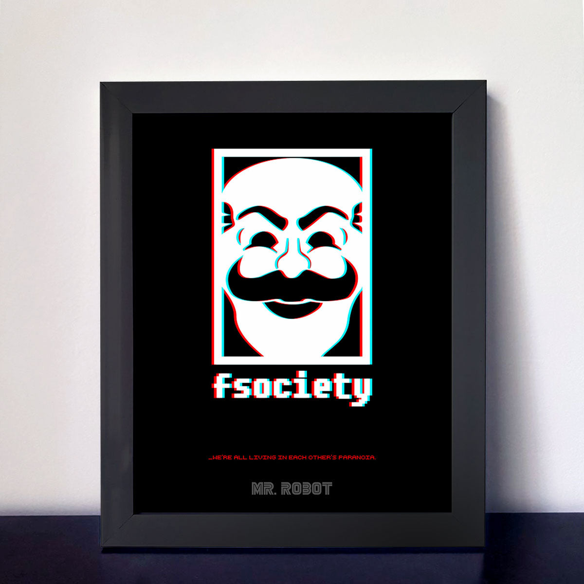 Cuadro Mr Robot F society