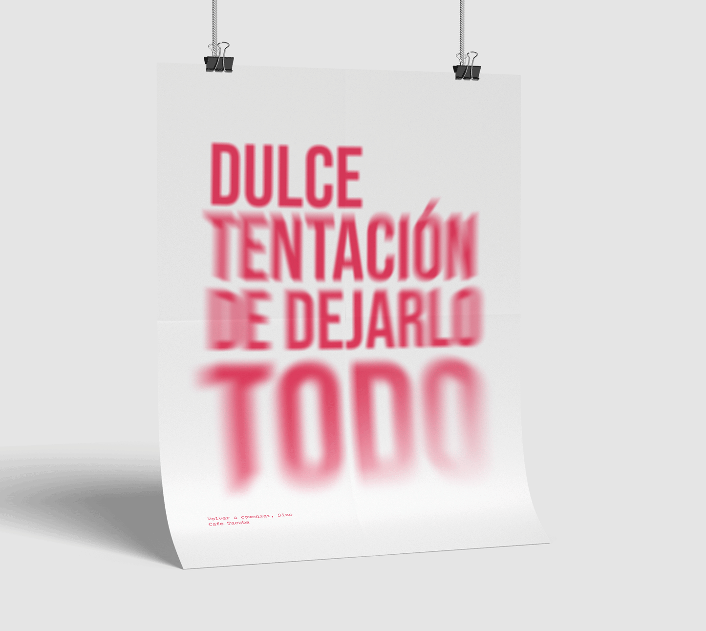 Cuadro Volver a Comenzar (Rosa)