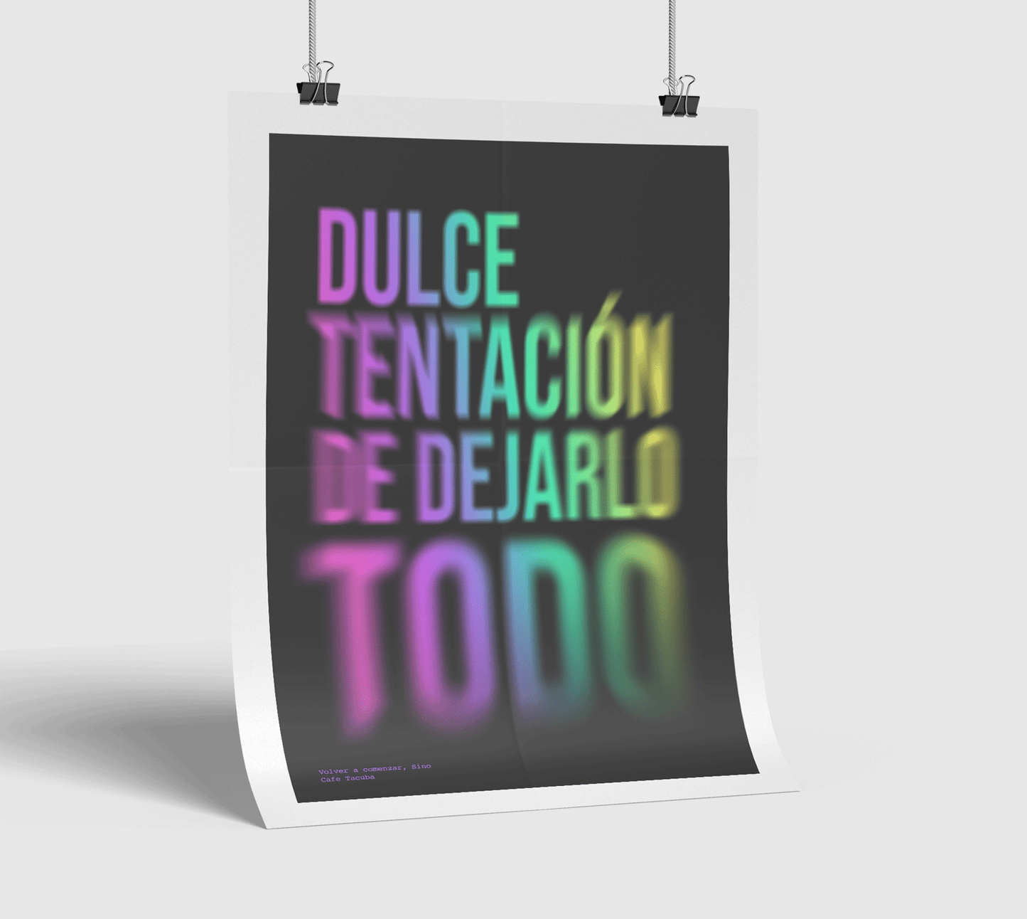 Cuadro Volver a Comenzar (Colores)