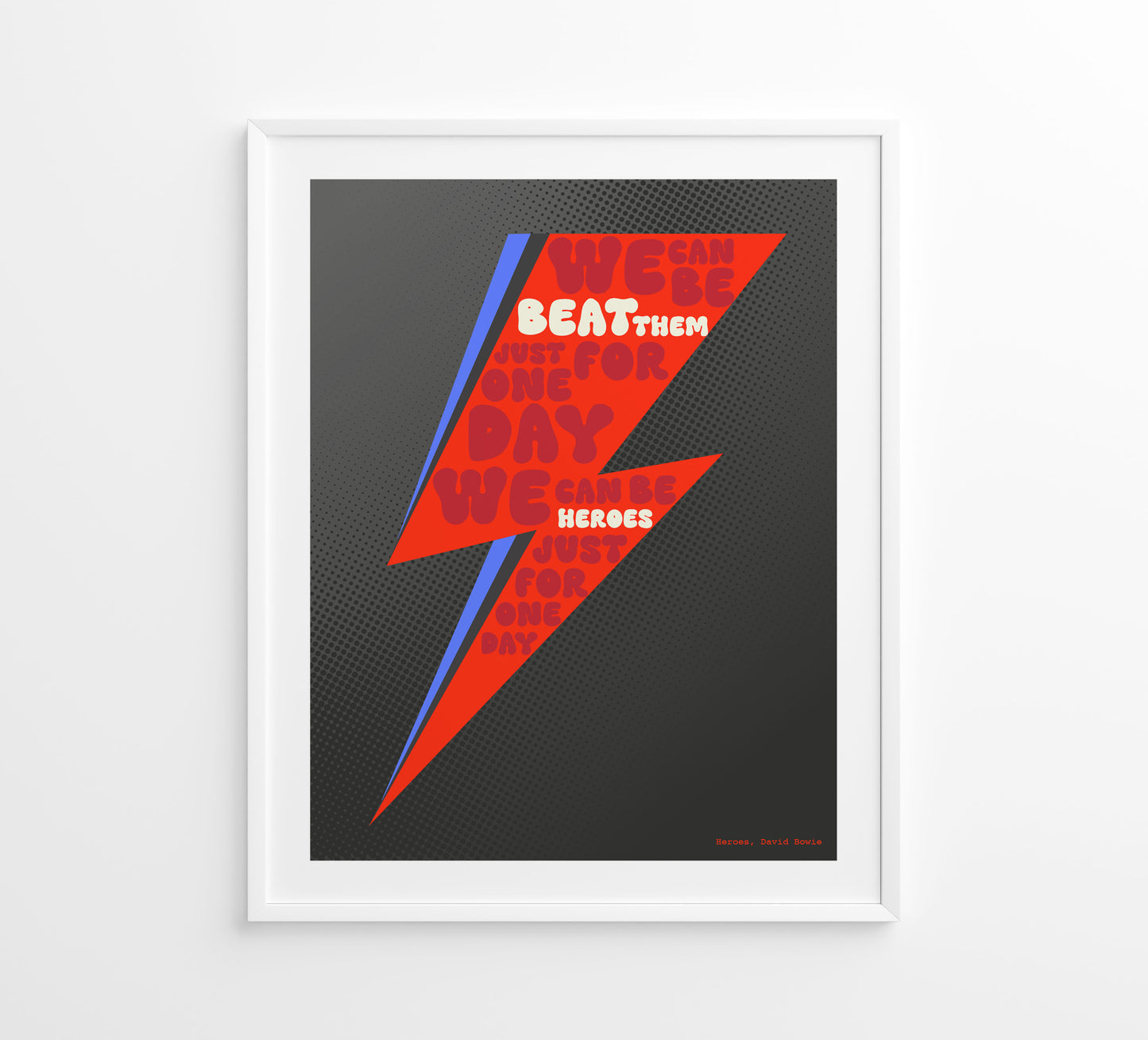 Cuadro Heroes, Bowie