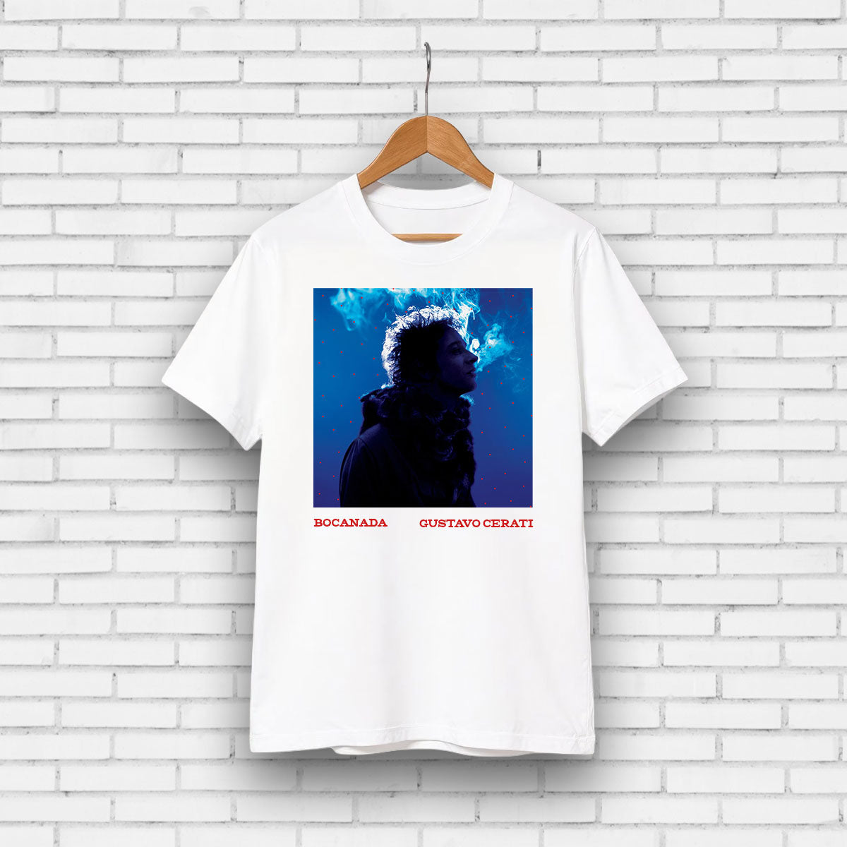 Playera T-shirt Gustavo Cerati Bocanada