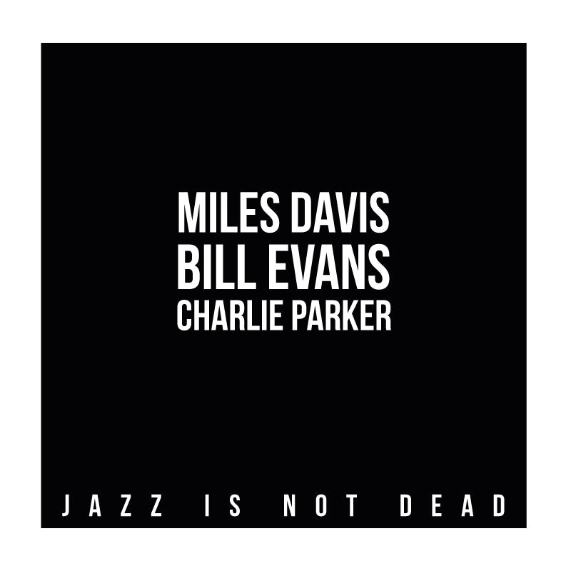 Set de 4 cuadros - Miles Davis, Bill Evans, Charlie Parker